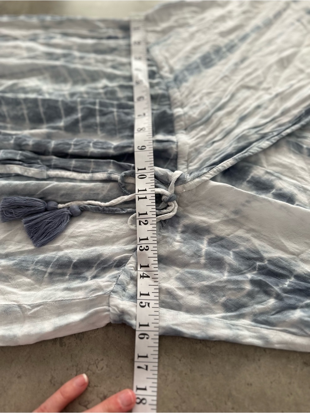 Blue Island Blue & White Tie-Dye Dress | Size Medium - Picture 11 of 14